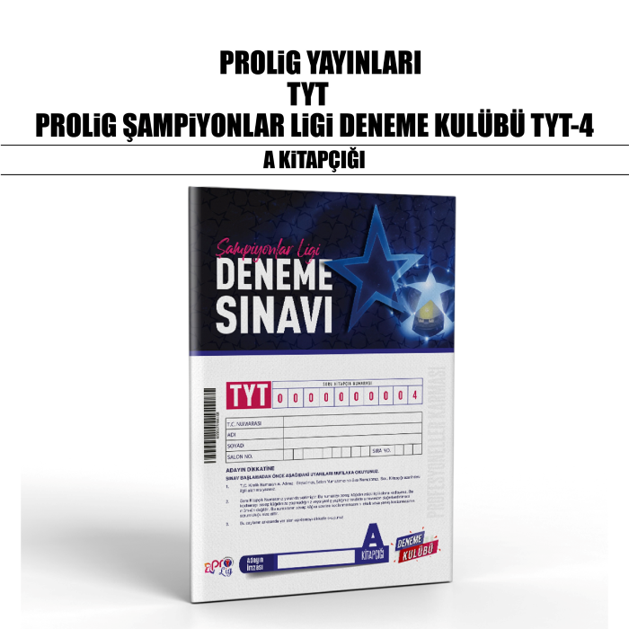 PROLİG ŞAMPİYONLAR LİGİ TYT DENEME KLB 4-A - 25-26
